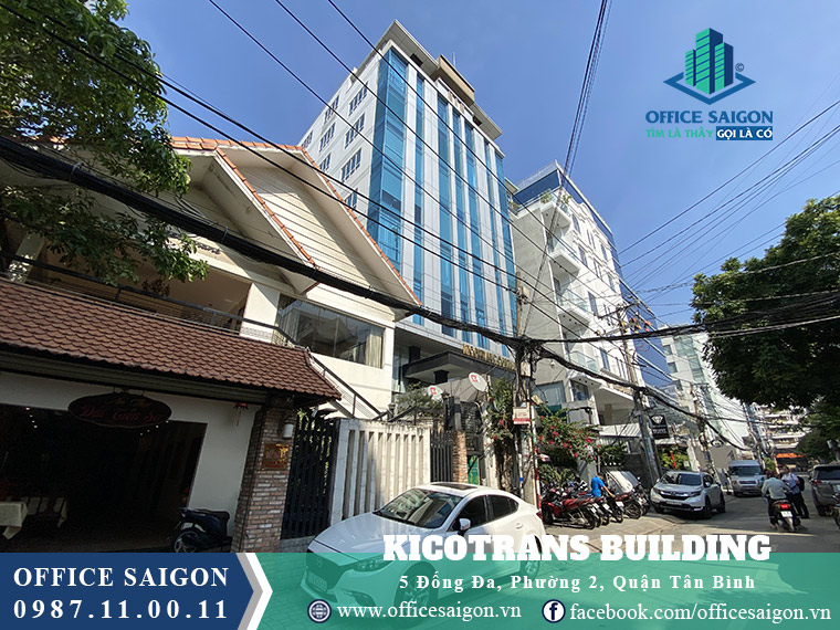 Lối vào tòa nhà cho thuê văn phòng Kicotrans 1 Building Quận Tân Bình