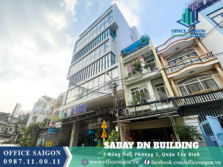 Lối vào văn phòng cho thuê Sabay Building