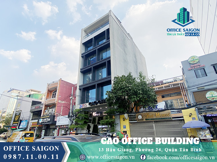 Tổng quan văn phòng cho thuê tại toà nhà Cao Office Building Quận Tân Bình