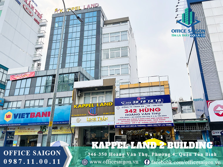 View cạnh văn phòng cho thuê Kappel Land 2 building quận Tân Bình