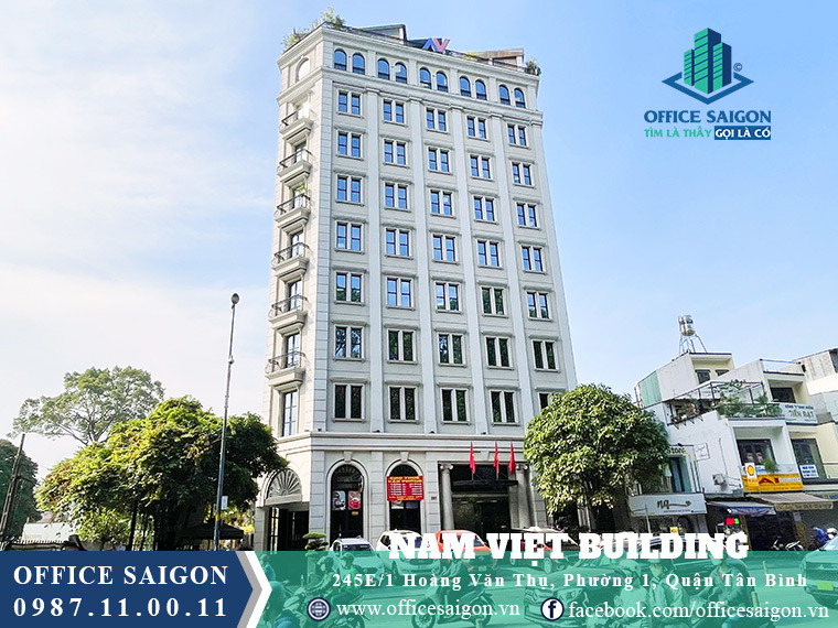 View cạnh văn phòng cho thuê Nam Việt building quận Tân Bình