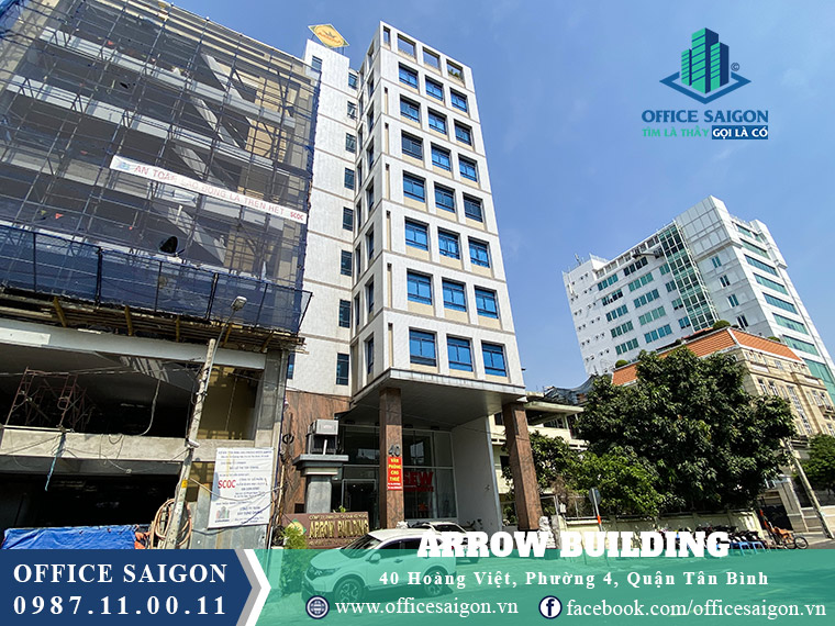 Tổng quan văn phòng cho thuê tại toà nhà Arrow Building Quận Tân Bình