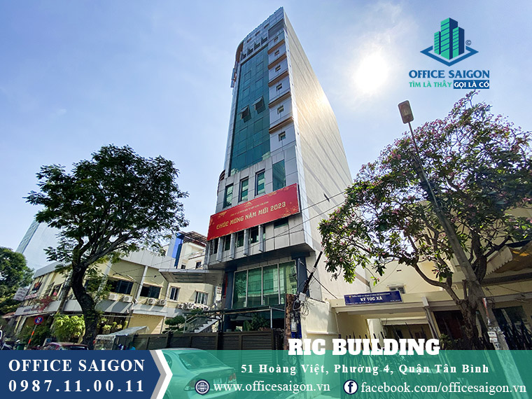 View cho thuê văn phòng toà nhà RIC Quận Tân Bình