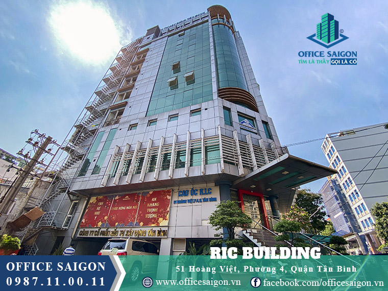Tổng quan văn phòng cho thuê tại toà nhà RIC Quận Tân Bình