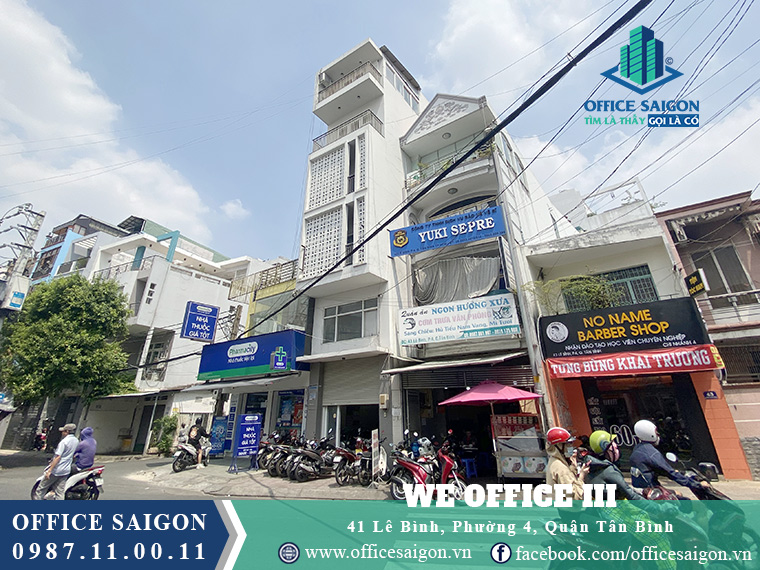 View cho thuê văn phòng toà nhà We Office III Quận Tân Bình