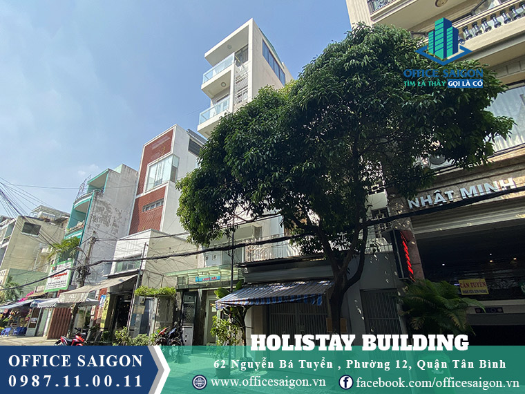 View cho thuê văn phòng toà nhà Holistay Quận Tân Bình