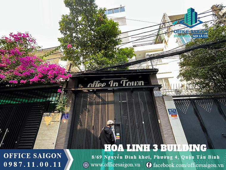 View cho thuê văn phòng toà nhà Hoa Linh 3 Quận Tân Bình