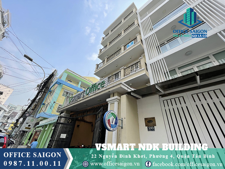 Tổng quan văn phòng cho thuê tại toà nhà Vsmart Quận Tân Bình