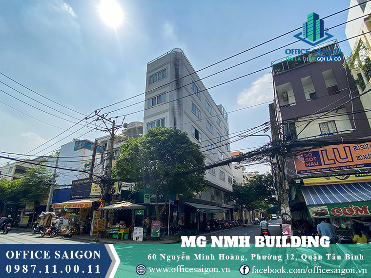 View cho thuê văn phòng toà nhà MG NMH Quận Tân Bình