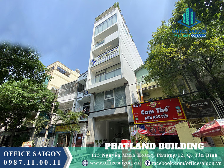 View cho thuê văn phòng toà nhà Phatland Quận Tân Bình