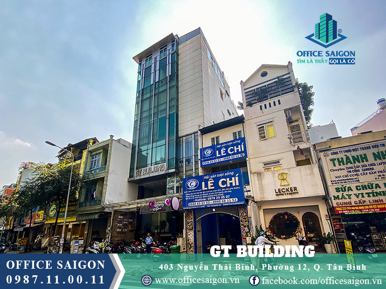 View tổng quan tòa nhà GT building quận Tân Bình