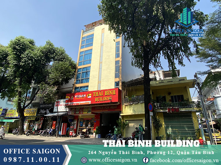 View cho thuê văn phòng toà nhà Thai Binh Quận Tân Bình