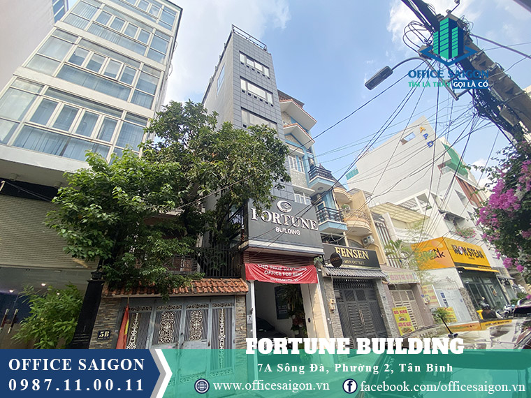 View cho thuê văn phòng toà nhà Fortune Building Quận Tân Bình