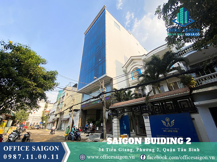 View cạnh văn phòng cho thuê Saigon Building 2 quận Tân Bình