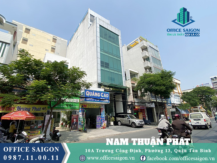 View cho thuê văn phòng toà nhà Nam Thuận Phát Quận Tân Bình