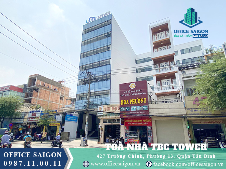 Tổng quan văn phòng cho thuê tại toà nhà TBC Tower Quận Tân Bình