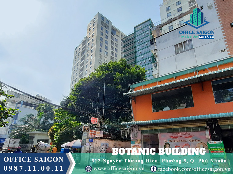 View cho thuê văn phòng toà nhà Botanic Quận Phú Nhuận