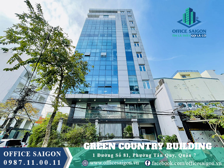 Tổng quan văn phòng cho thuê tại toà nhà Green Country Quận 7