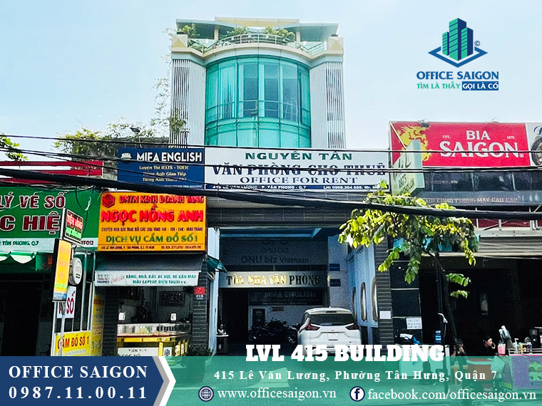 Vị trí tòa nhà 415 Lê Văn Lương Building