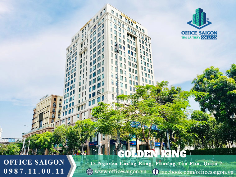 View cạnh văn phòng cho thuê Golden King building quận 7