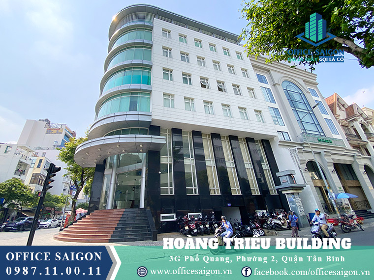 Hoàng Triều building là cao ốc văn phòng cho thuê đường Phổ Quang