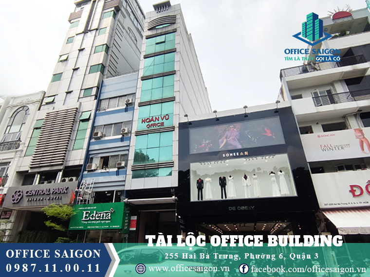 Văn phòng cho thuê tại tòa nhà Tài Lộc Building quận 3