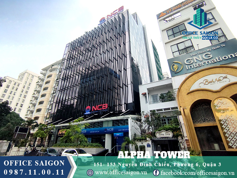 Cho thuê văn phòng tại tòa nhà Alpha Tower quận 3