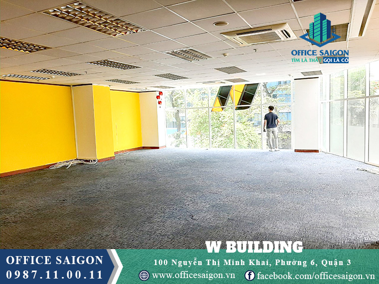 Trang bị tại văn phòng cho thuê W Building quận 3
