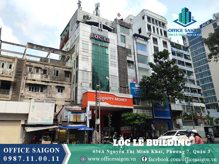 Cho thuê văn phòng tại tòa nhà Lộc Lê Building quận 3