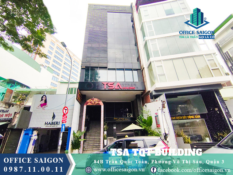 Mặt bằng văn phòng TSA Building đường Trần Quốc Toản