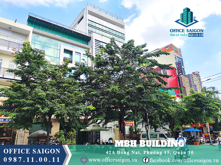 Văn phòng cho thuê đường Đồng Nai quận 10 MBH Building