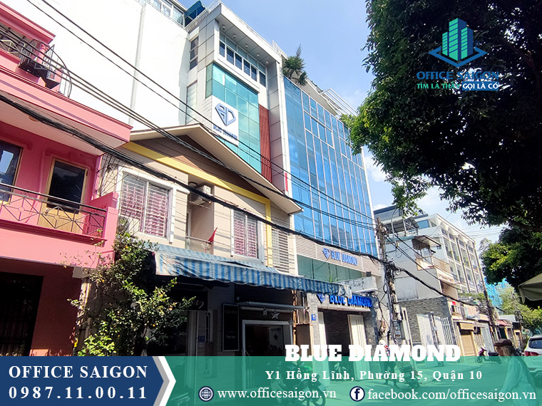 Văn phòng cho thuê tại Blue Dimond building quận 10