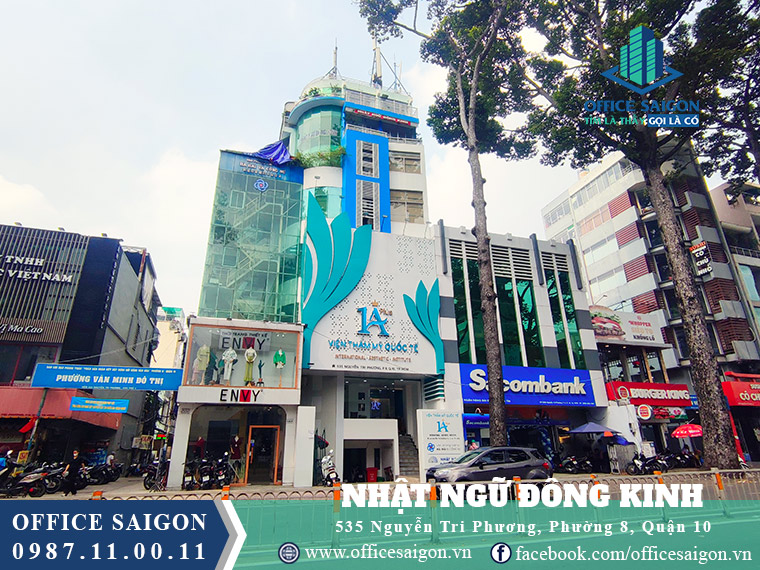 Cho thuê văn phòng tại tòa nhà Nhật Ngữ Đông Kinh Building quận 10