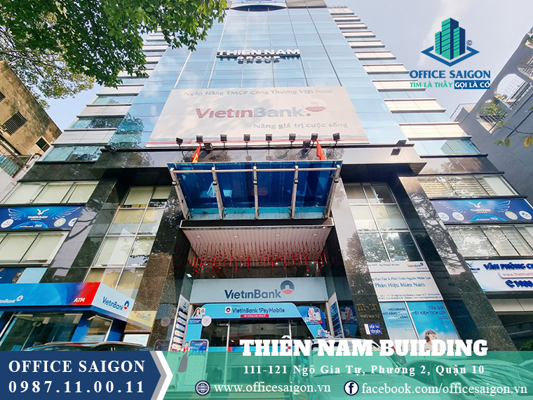 Vị trí tòa nhà Thiên Nam Building