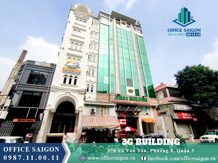 Văn phòng cho thuê tại phường 5 quận 3 cao ốc 3G building