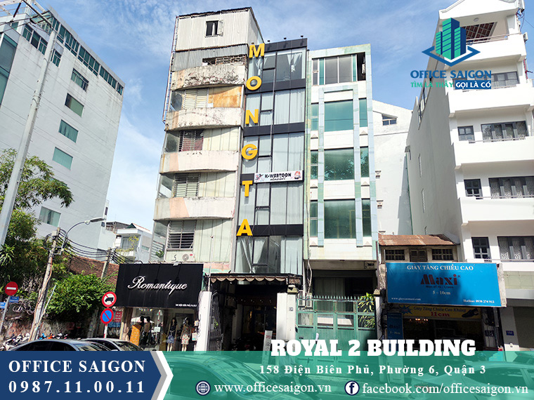 Văn phòng cho thuê tại tòa nhà 158DBP building quận 3