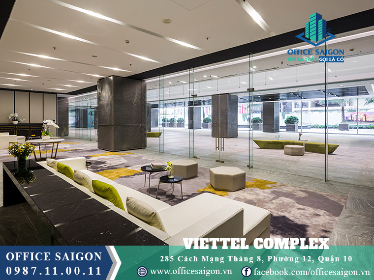 Nội thất sang trọng cho thuê tại toà nhà Viettel Complex Quận 10