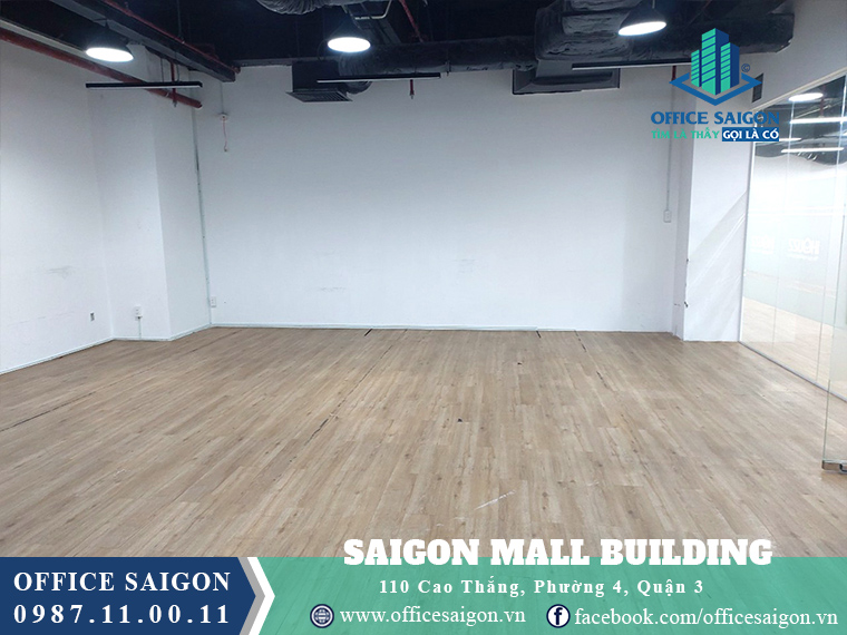 View sàn cho thuê văn phòng toà nhà Saigon Mall Quận 3