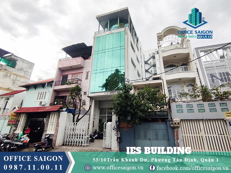 Lối vào văn phòng cho thuê IES Building quận 1