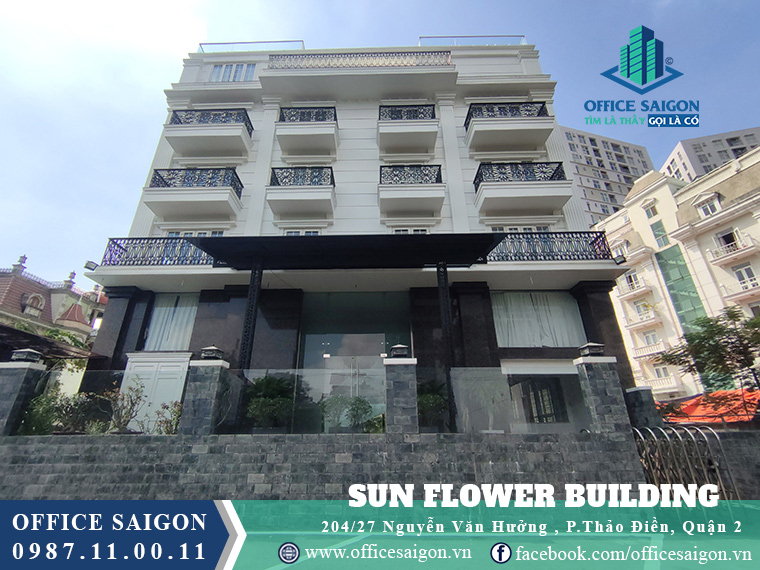 Vị trí tòa nhà Sun Flower Building