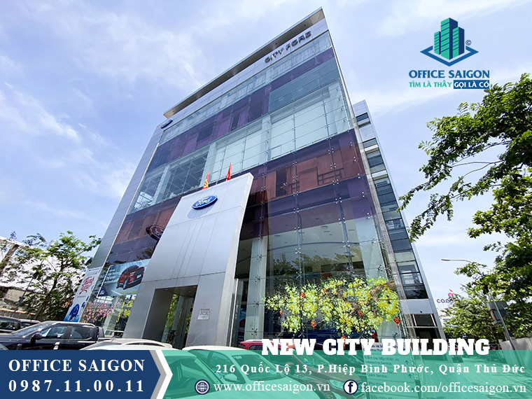 Văn phòng cho thuê tại toà nhà New City Quận Thủ Đức