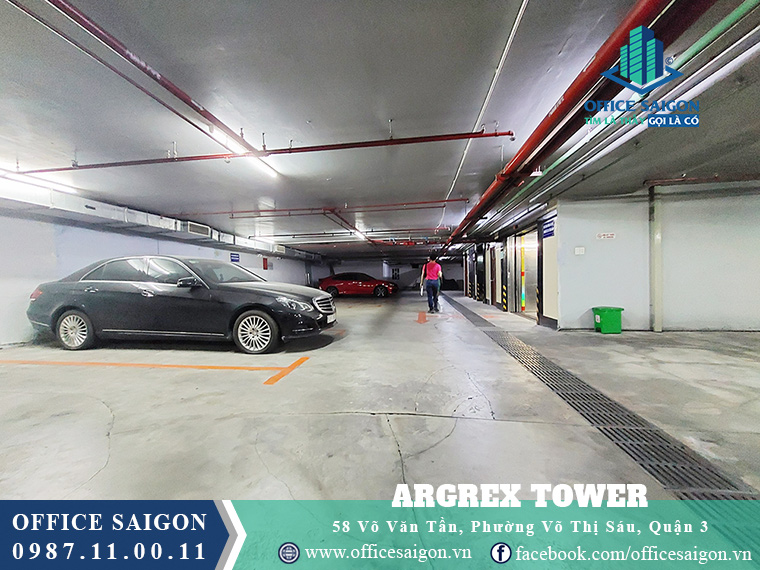 Hầm giữ xe cho thuê tại toà nhà Agrex Tower Quận 3