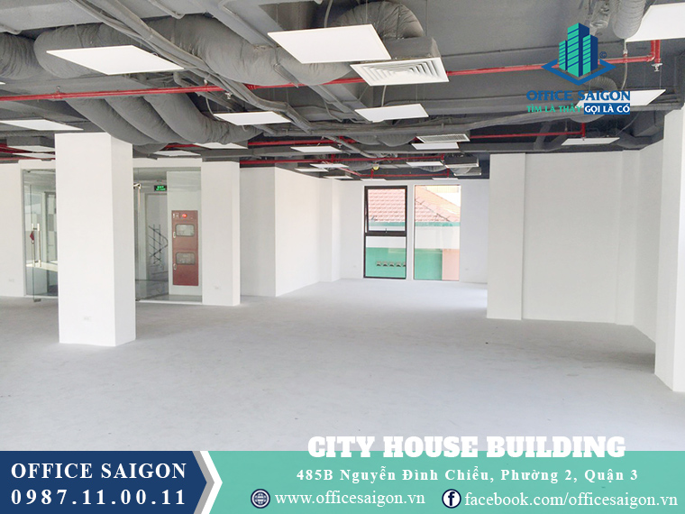 Mặt bằng giá tốt tại văn phòng cho thuê City House Quận 3