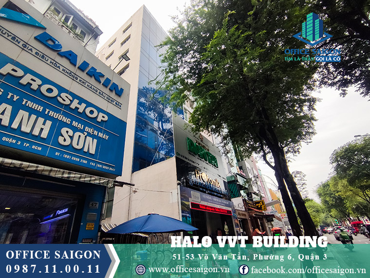 Văn phòng cho thuê toà nhà Halo Building Quận 3