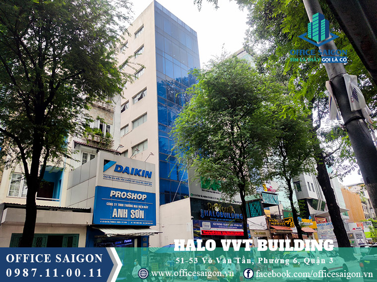 Văn phòng cho thuê tại toà nhà Halo Building Quận 3