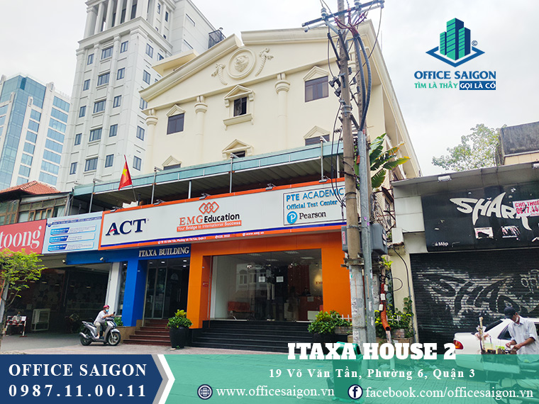 Cho thuê văn phòng tại tòa nhà Itaxa House 2 Building quận 3