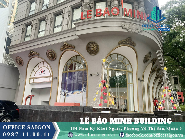 Lối vào văn phòng cho thuê toà nhà Lê Bảo Minh Building Quận 3