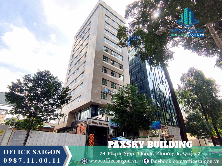 Tòa nhà cho thuê văn phòng tại quận 3 Paxsky 2 Building