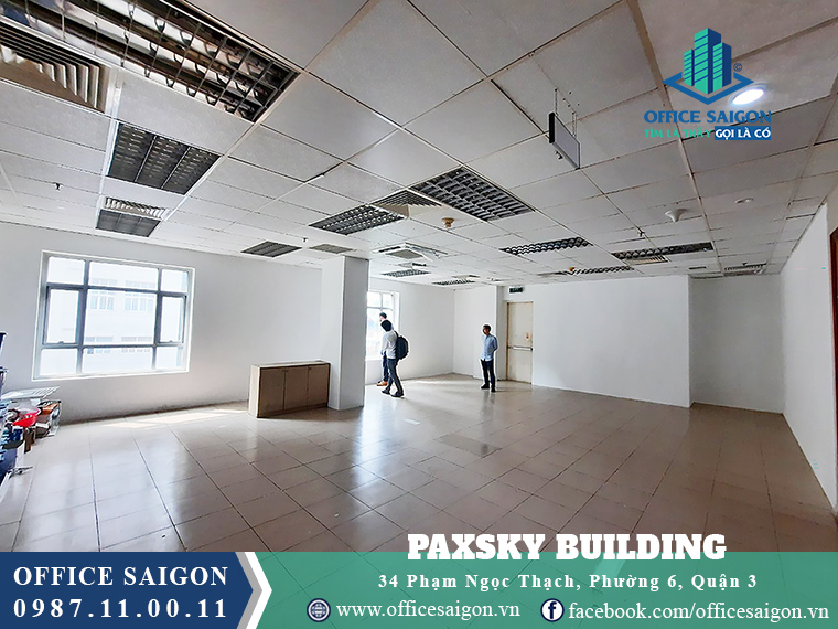 Mặt bằng 70m2 giá tốt tại văn phòng cho thuê toà nhà Paxsky 2 quận 3