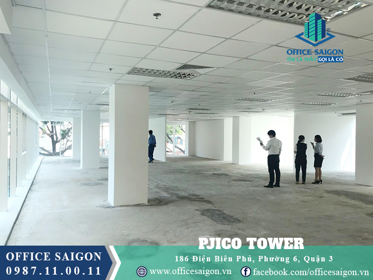 Mặt bằng trống giá tốt tại văn phòng cho thuê Pjico Quận 3